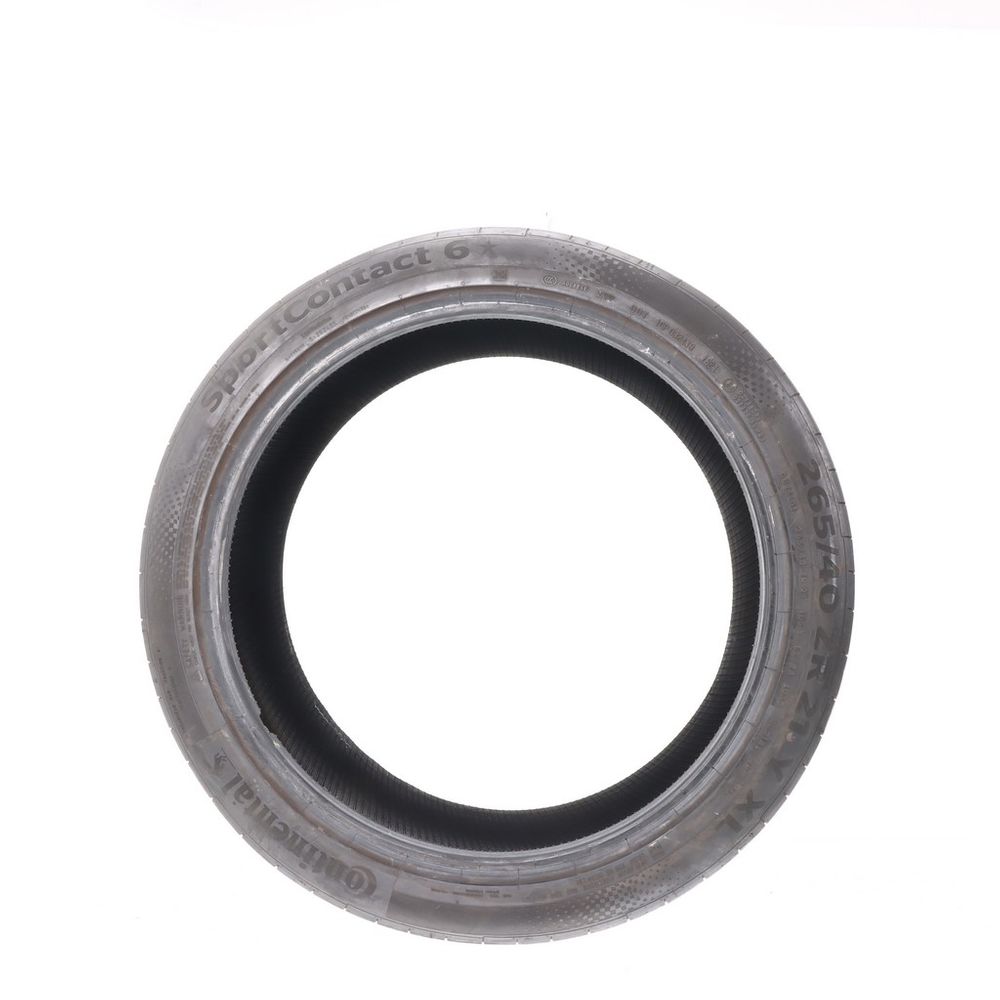 Set of (4) Used 265/40ZR21 Continental SportContact 6 105Y - 7.5/32 - Image 3