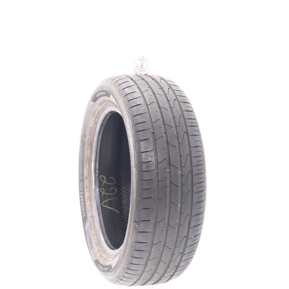 Set of (2) Used 195/55R16 Hankook Ventus Prime 3 87W - 7.5-8/32 - Image 1