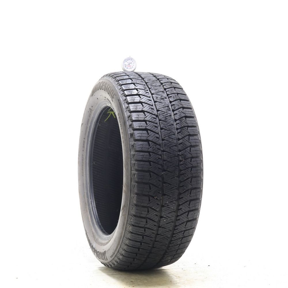 Used 225/55R17 Bridgestone Blizzak WS90 Studless 97H - 9.5/32 - Image 1