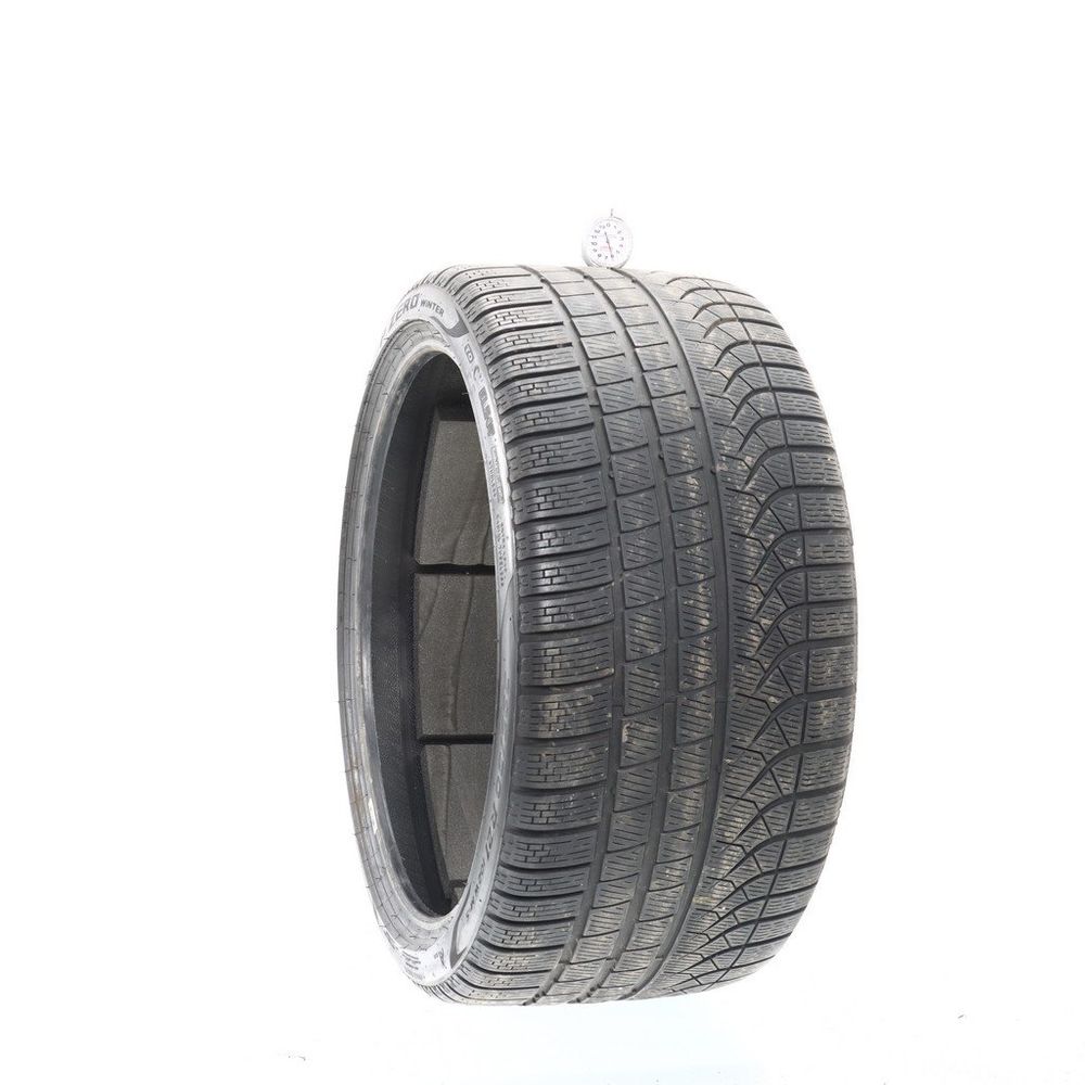 Set of (2) Used 295/30R21 Pirelli P Zero Winter TO C Elect PNCS 102W - 6-7.5/32 - Image 1
