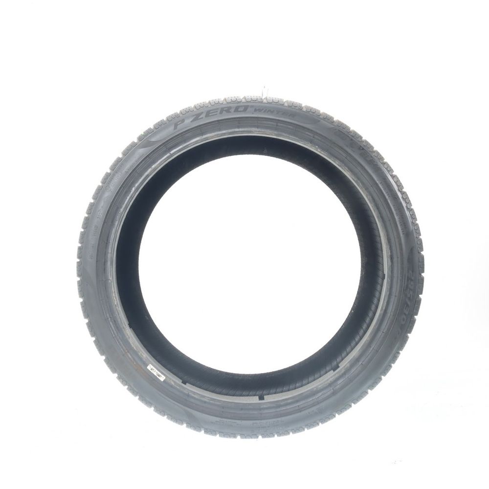 Set of (2) Used 295/30R21 Pirelli P Zero Winter TO C Elect PNCS 102W - 6-7.5/32 - Image 3
