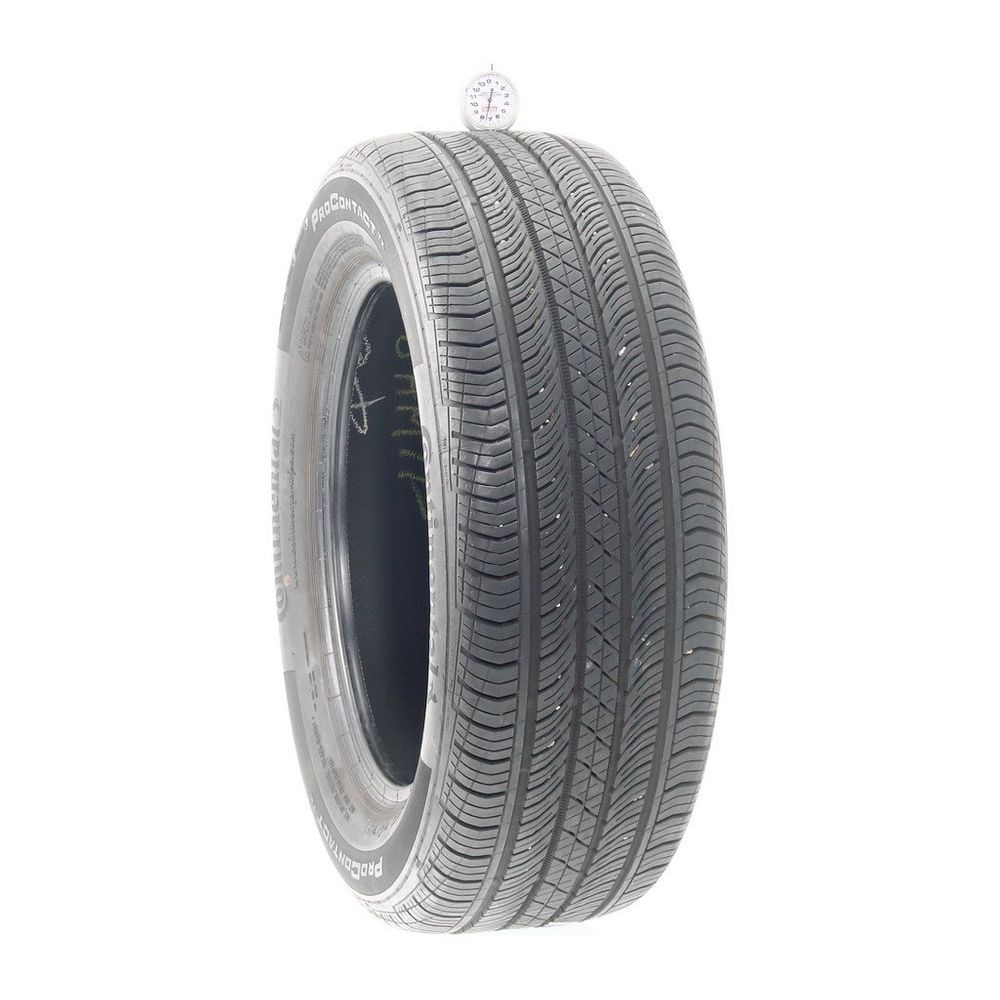 Set of (2) Used 215/55R16 Continental ProContact TX 97H - 7.5-8.5/32 - Image 1