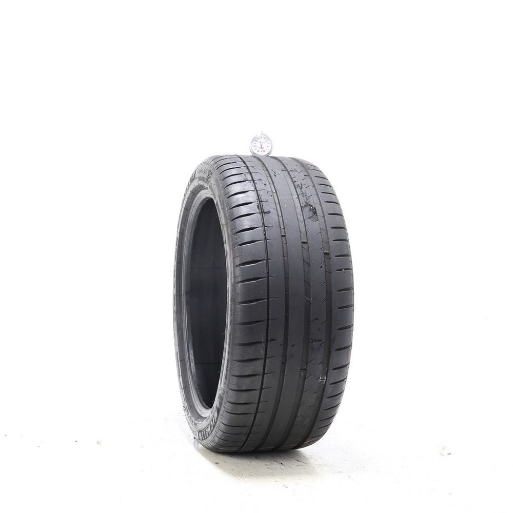 Set of (2) Used 245/40ZR18 Michelin Pilot Sport 4 S 97Y - 6.5-7.5/32 - Image 1