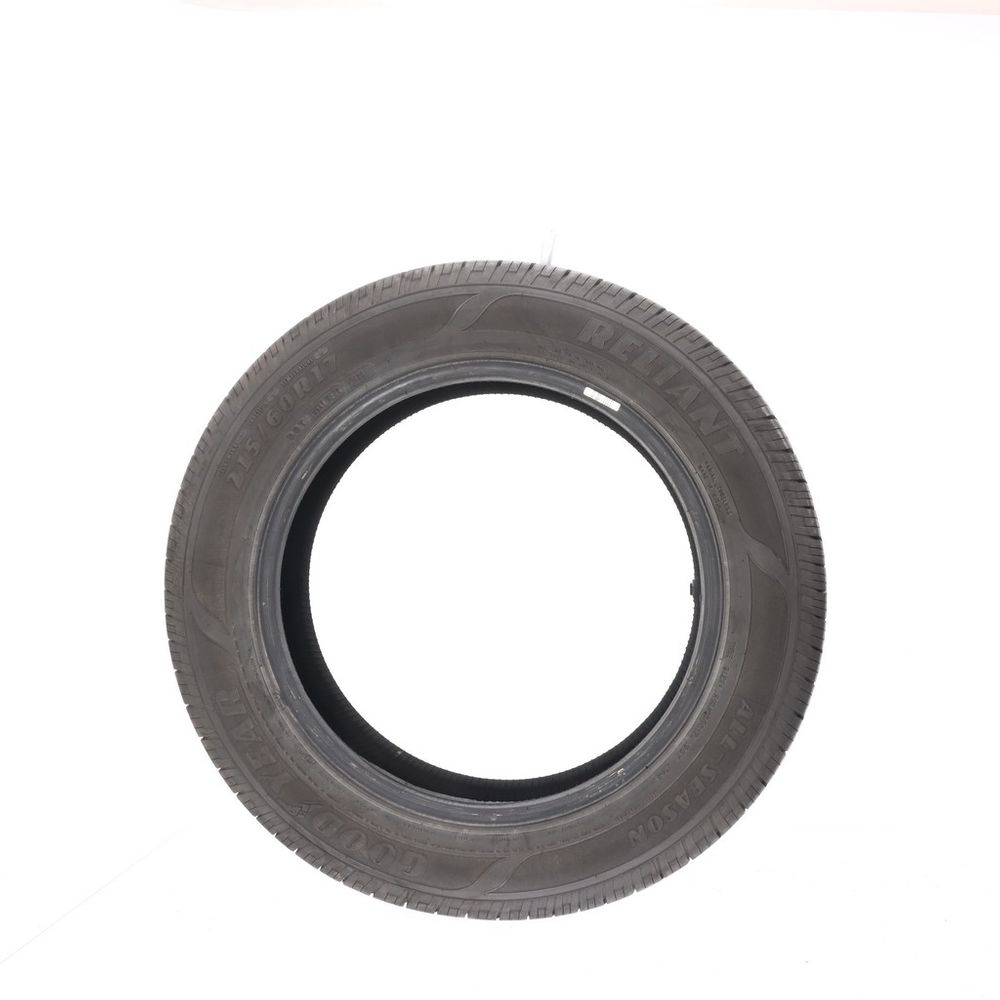 Set of (2) Used 215/60R17 Goodyear Reliant All-season 96V - 9/32 - Image 3