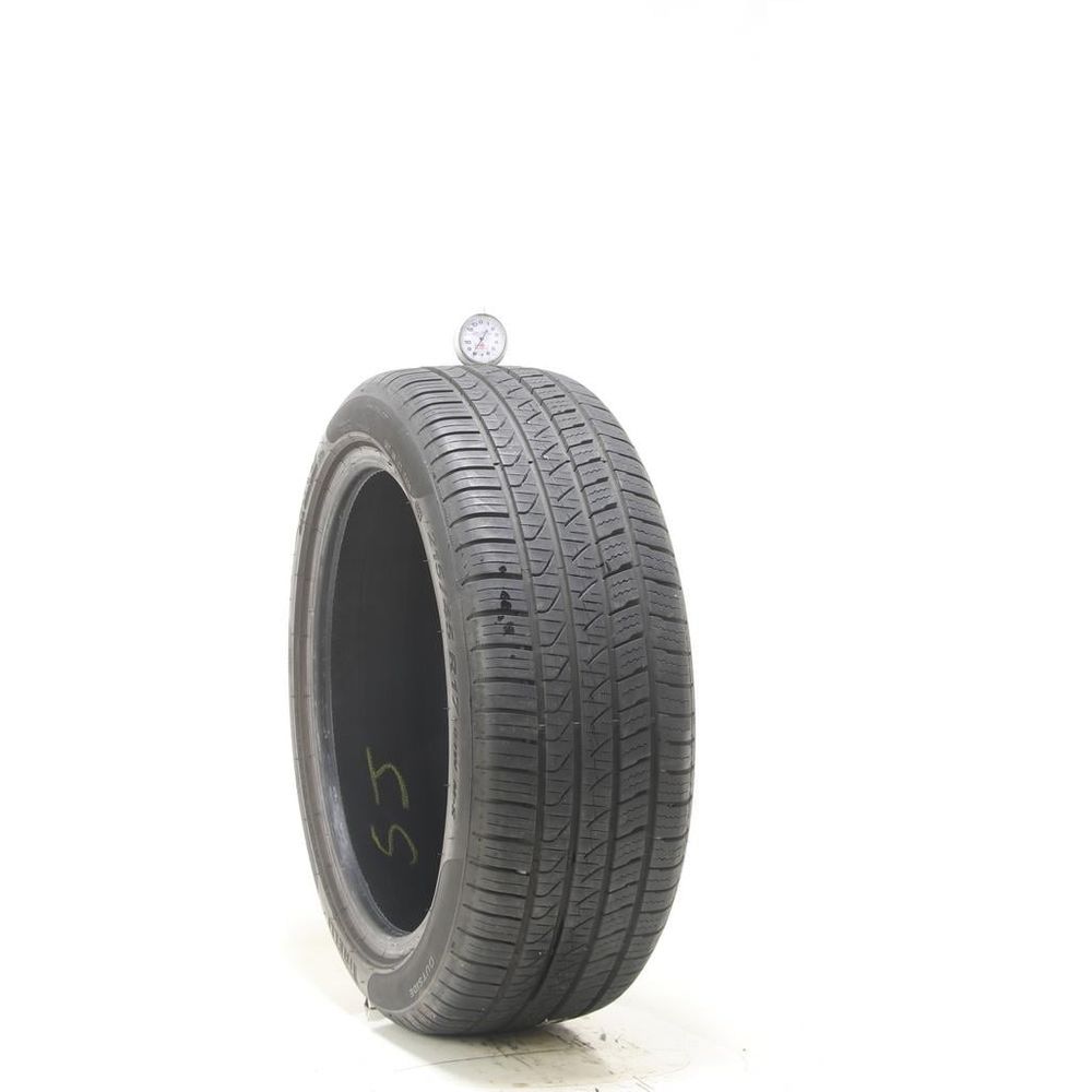 Set of (2) Used 215/45R17 Pirelli P Zero Plus 91W - 8-9/32 - Image 1