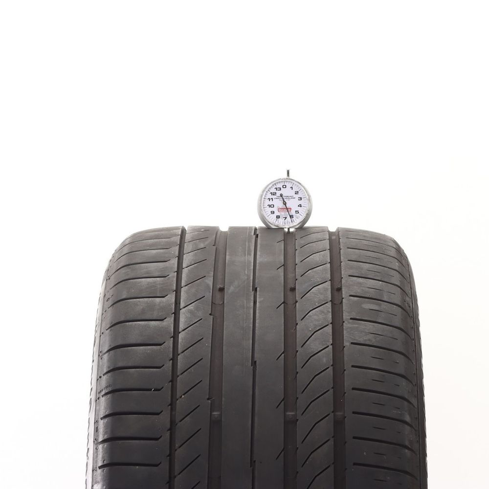 Set of (2) Used 285/40R22 Continental ContiSportContact 5 ContiSeal 110Y - 6-6.5/32 - Image 2