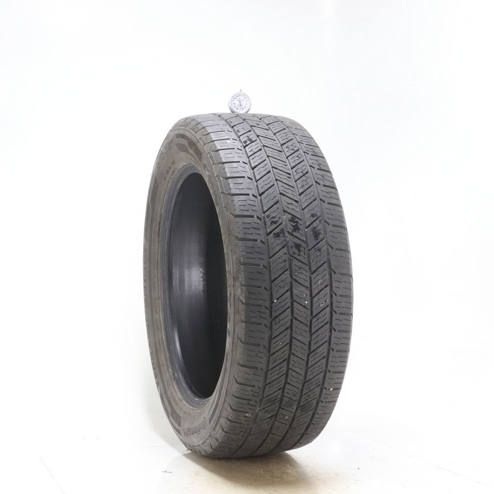 Set of (2) Used 255/55R20 Continental TerrainContact H/T 107H - 6.5-7/32 - Image 1