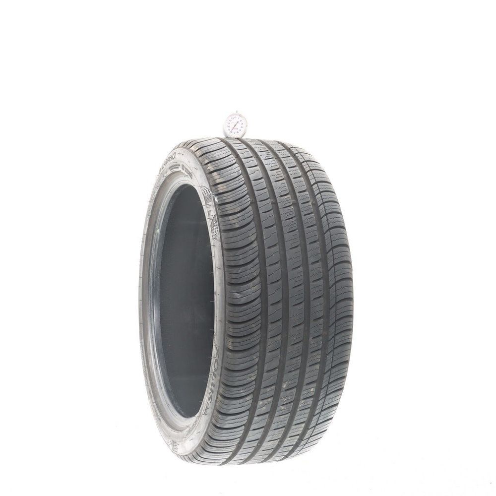 Set of (2) Used 245/40ZR18 Kumho Solus TA71 97W - 8-9.5/32 - Image 1