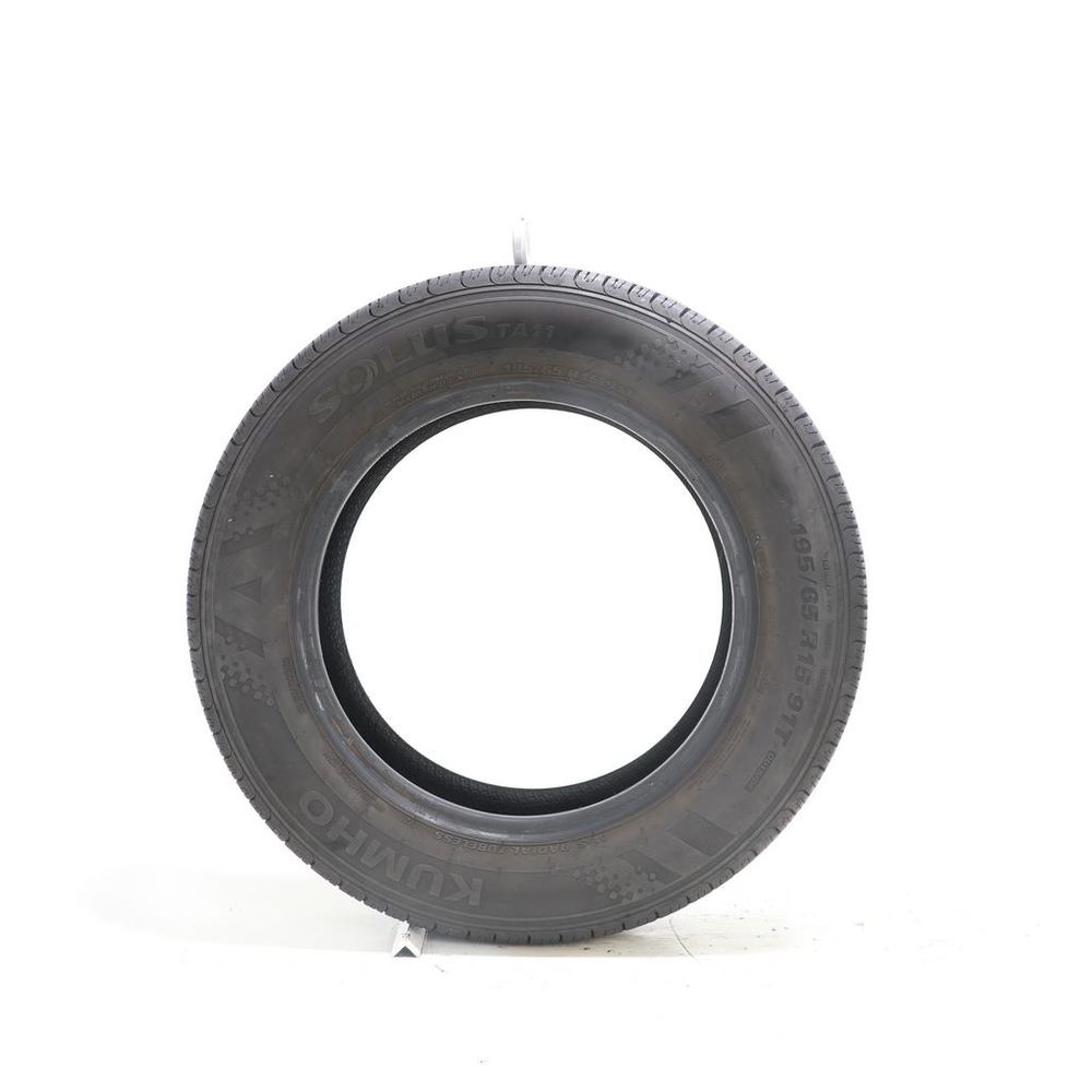 Set of (2) Used 195/65R15 Kumho Solus TA11 91T - 9-9.5/32 - Image 3