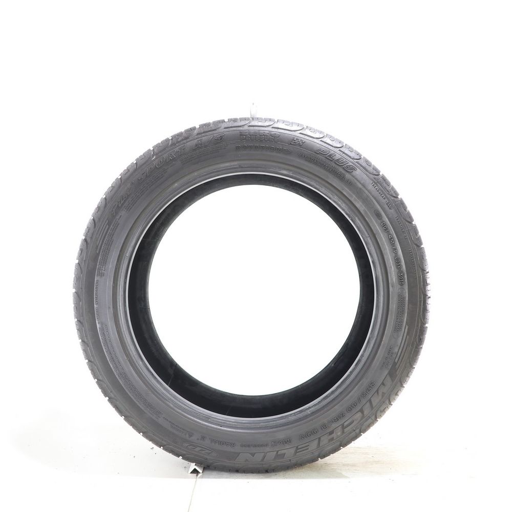 Set of (2) Used 275/40ZR18 Michelin Pilot Sport A/S Plus ZP 99Y - 6.5-8/32 - Image 3