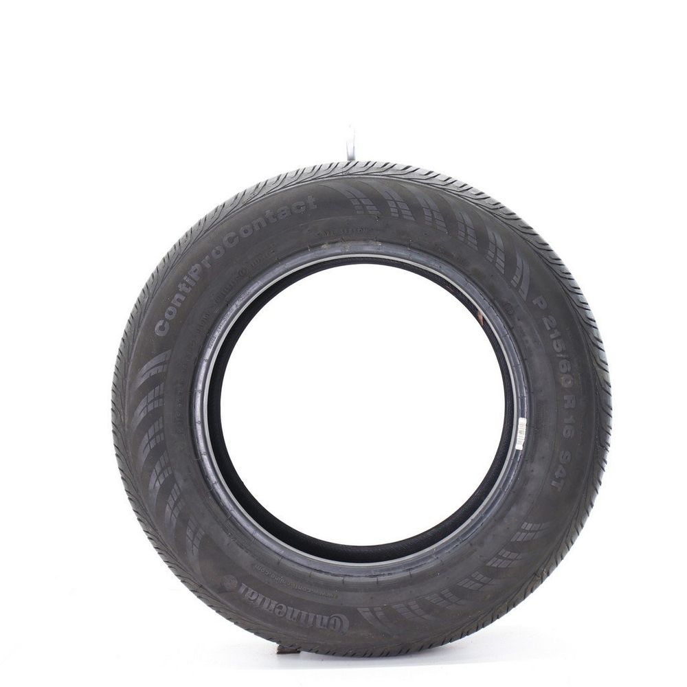 Set of (2) Used P 215/60R16 Continental ContiProContact 94T - 8-8.5/32 - Image 6