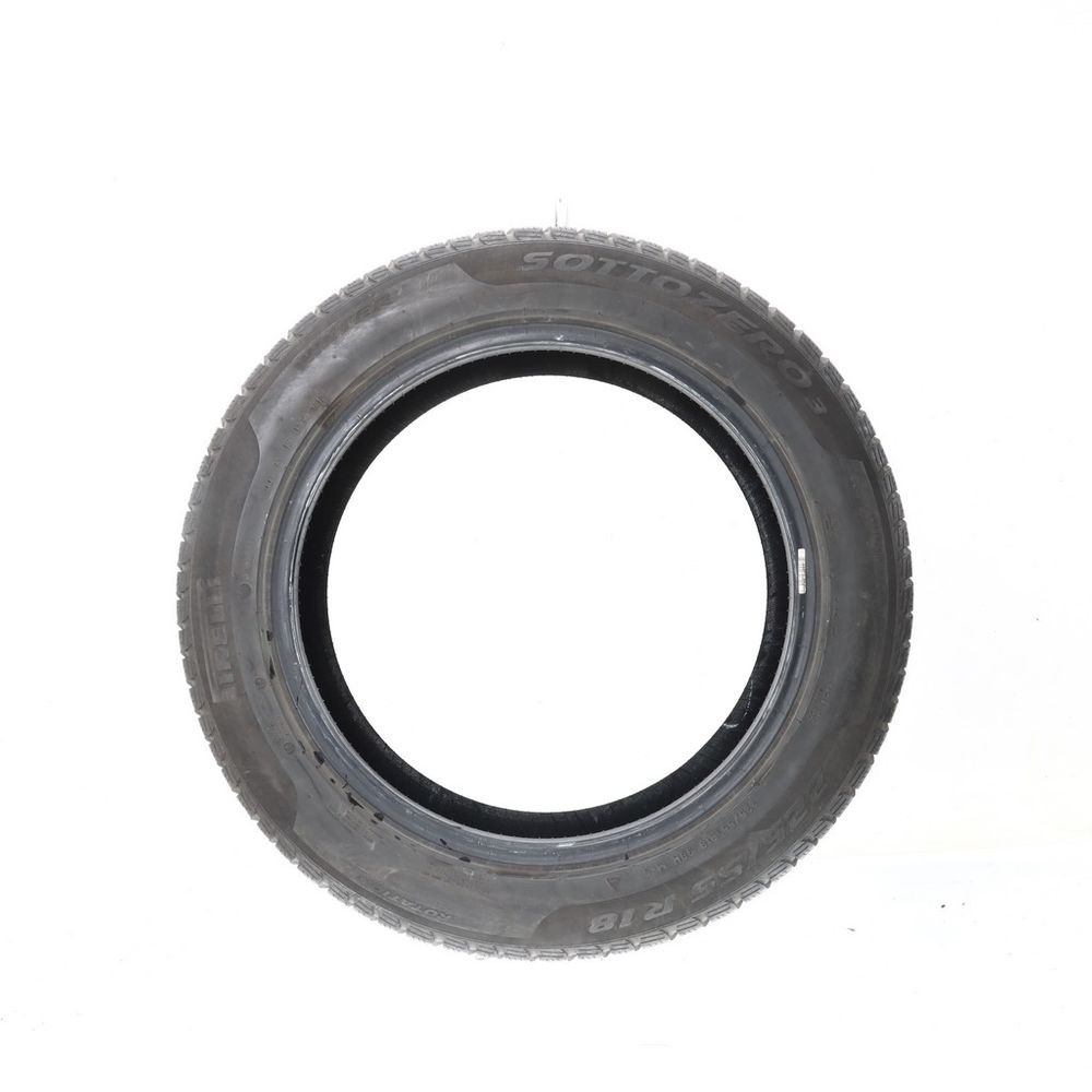 Used 225/55R18 Pirelli Winter Sottozero 3 98H - 6.5/32 - Image 3