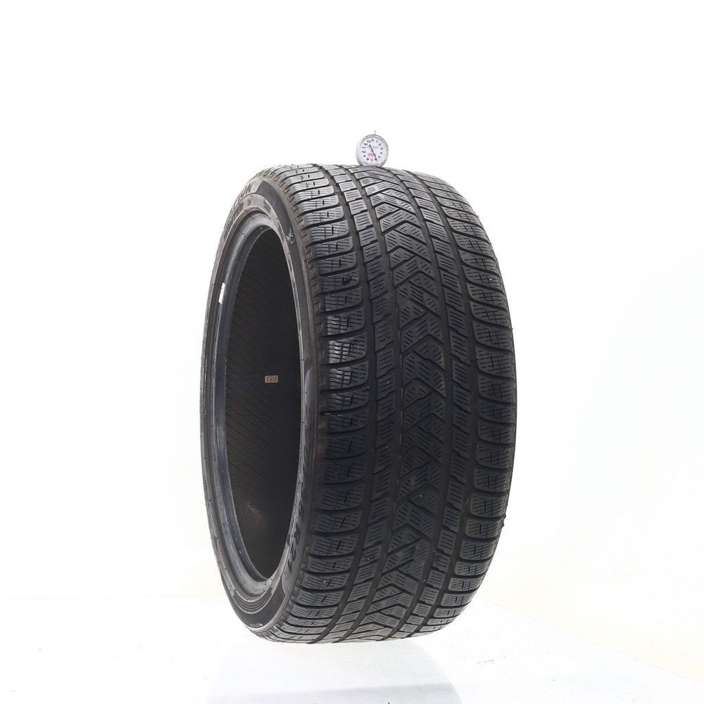 Set of (2) Used 295/35R21 Pirelli Scorpion Winter MO 107V - 5.5-7/32 - Image 1