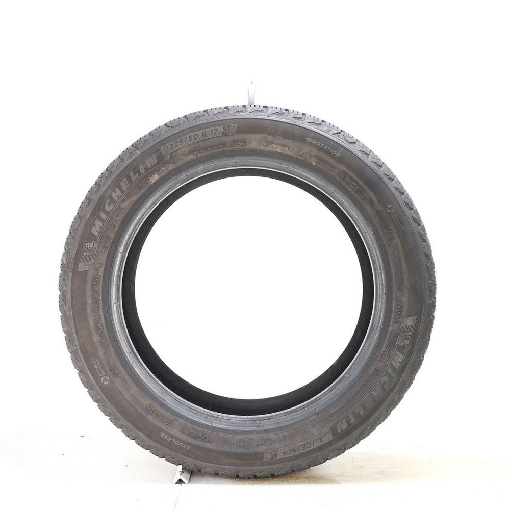 Set of (2) Used 225/50R17 Michelin X-Ice Snow 98H - 6.5/32 - Image 3