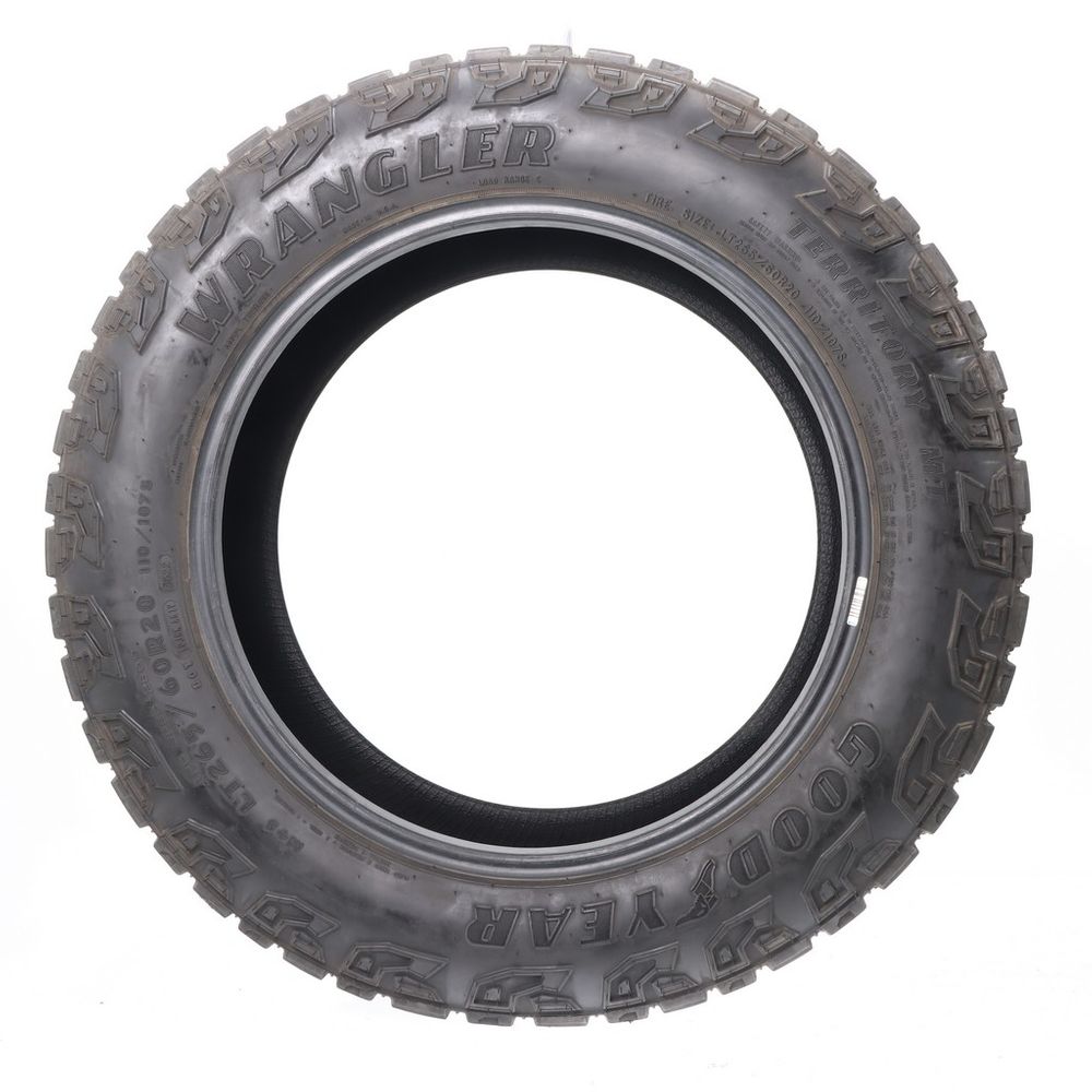 Used LT 265/60R20 Goodyear Wrangler Territory MT 110/107S C - 10/32 - Image 3