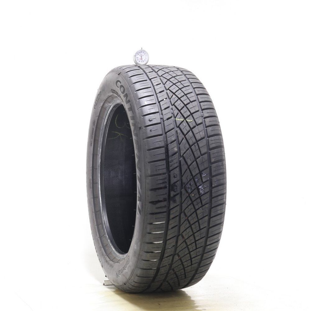 Set of (2) Used 255/50ZR19 Continental ExtremeContact DWS06 Plus 107W - 6.5-7/32 - Image 1