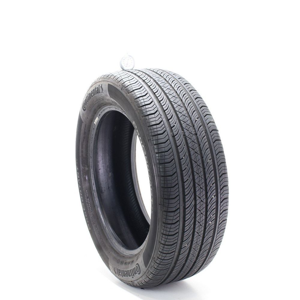 Set of (2) Used 235/55R18 Continental ProContact TX 100H - 7.5-8/32 - Image 1