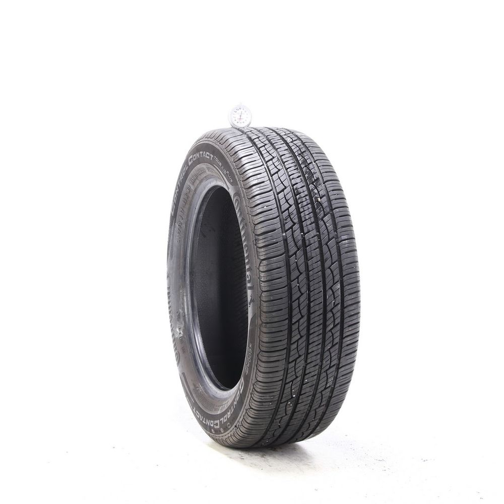 Set of (2) Used 215/60R17 Continental ControlContact Tour A/S Plus 96H - 7.5-8.5/32 - Image 1