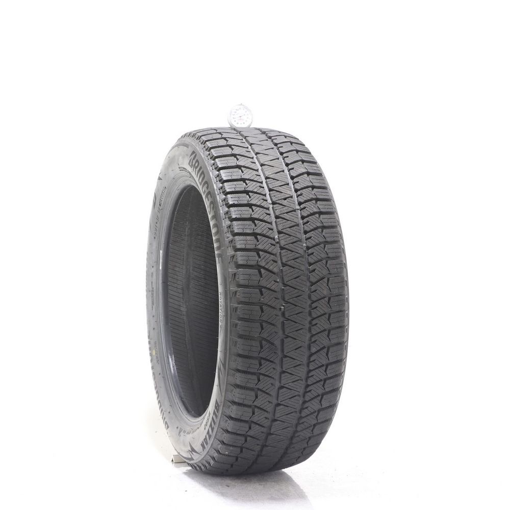 Set of (2) Used 215/55R18 Bridgestone Blizzak WS90 Studless 95T - 9.5/32 - Image 1