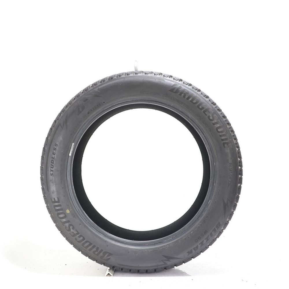 Set of (2) Used 215/55R18 Bridgestone Blizzak WS90 Studless 95T - 9.5/32 - Image 3