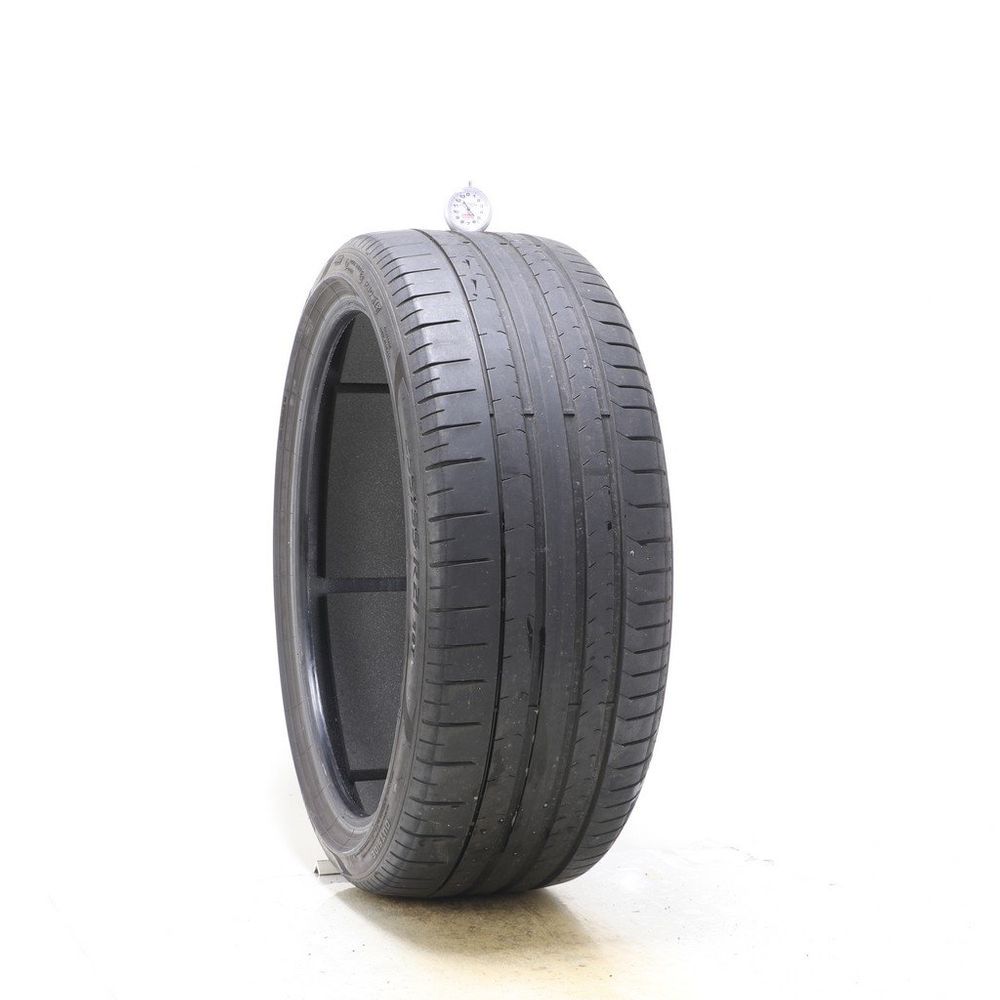 Set of (2) Used 255/35R21 Pirelli P Zero PZ4 AO PNCS 98Y - 5.5-6.5/32 - Image 1