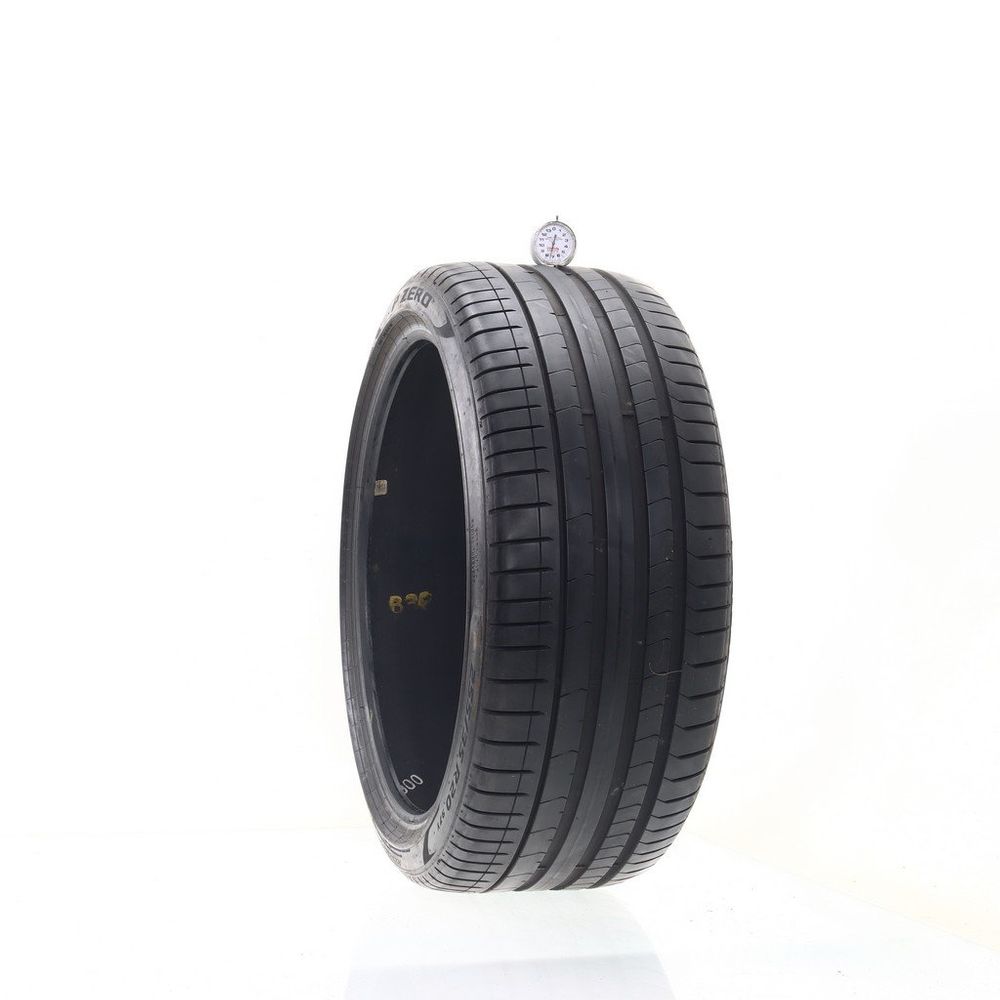 Set of (2) Used 255/35R20 Pirelli P Zero PZ4 97Y - 7-8/32 - Image 1
