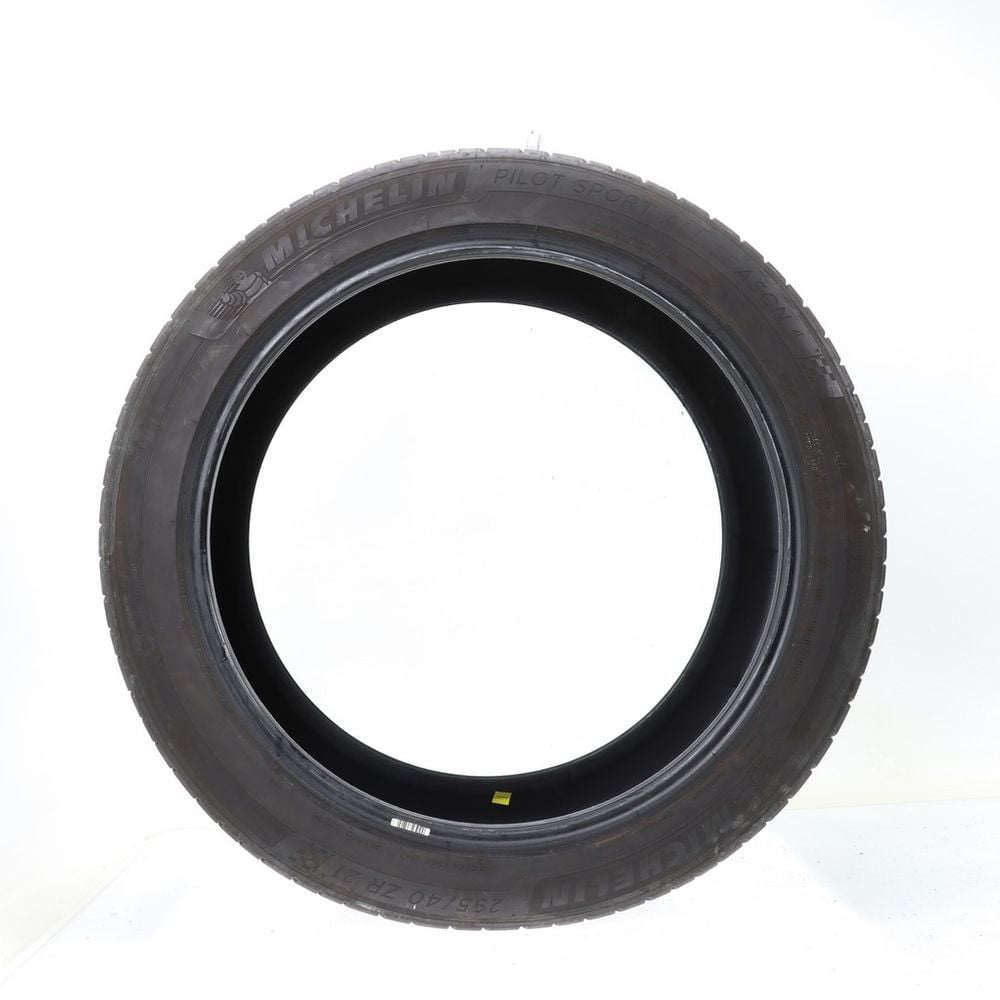 Set of (4) Used 295/40ZR21 Michelin Pilot Sport All Season 4 111Y - 6.5-8/32 - Image 9