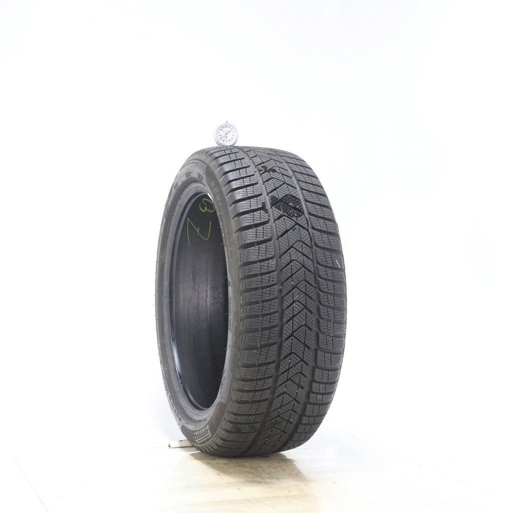 Set of (2) Used 225/45R18 Pirelli Winter Sottozero 3 MOE Run Flat 95H - 9/32 - Image 1