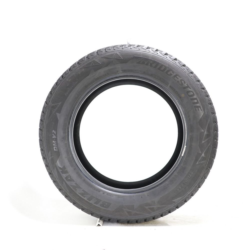 Set of (2) Used 255/60R18 Bridgestone Blizzak DM-V2 112S - 12/32 - Image 3