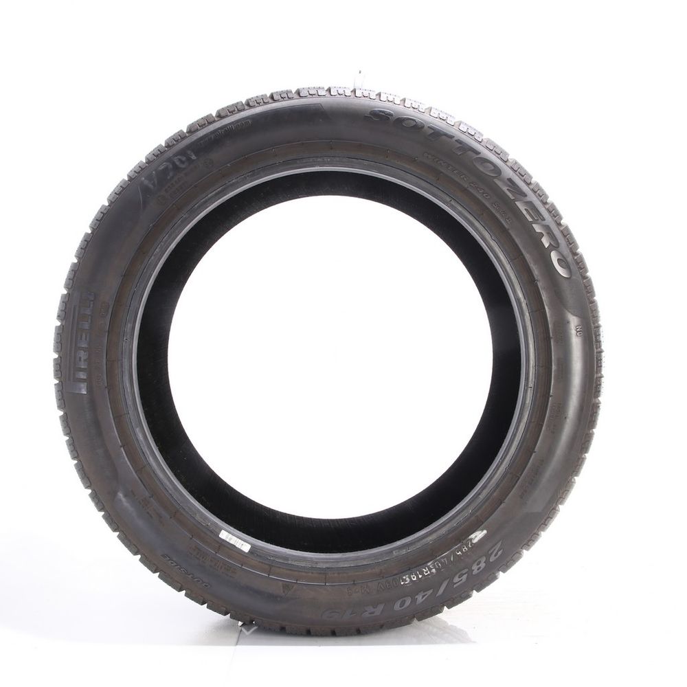 Set of (2) Used 285/40R19 Pirelli Sottozero Winter 240 Serie II NO 103V - 6-7/32 - Image 3