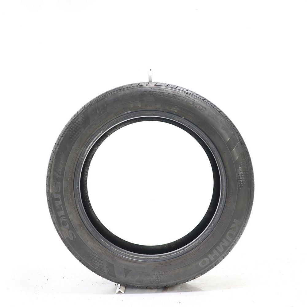 Used 215/55R17 Kumho Solus TA31 94V - 6.5/32 - Image 3