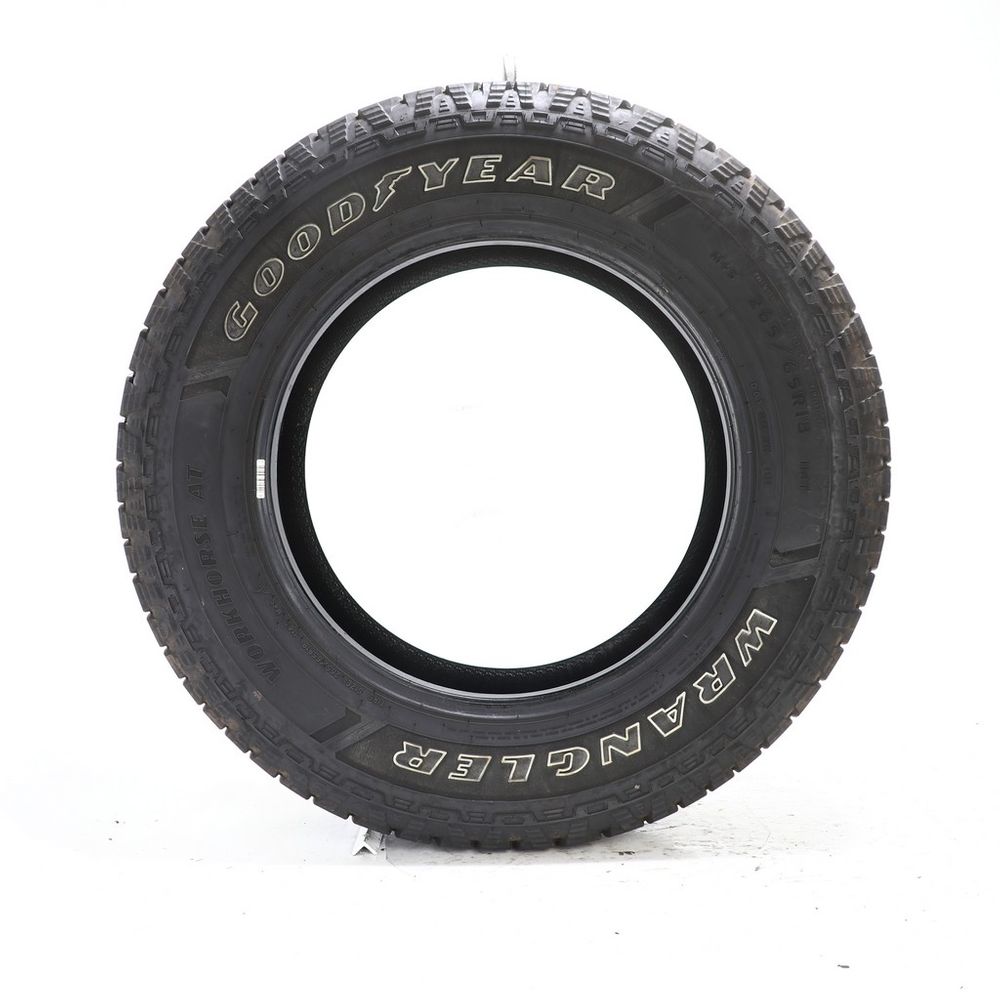 Set of (2) Used 265/65R18 Goodyear Wrangler Workhorse AT 114T - 10-11/32 - Image 3
