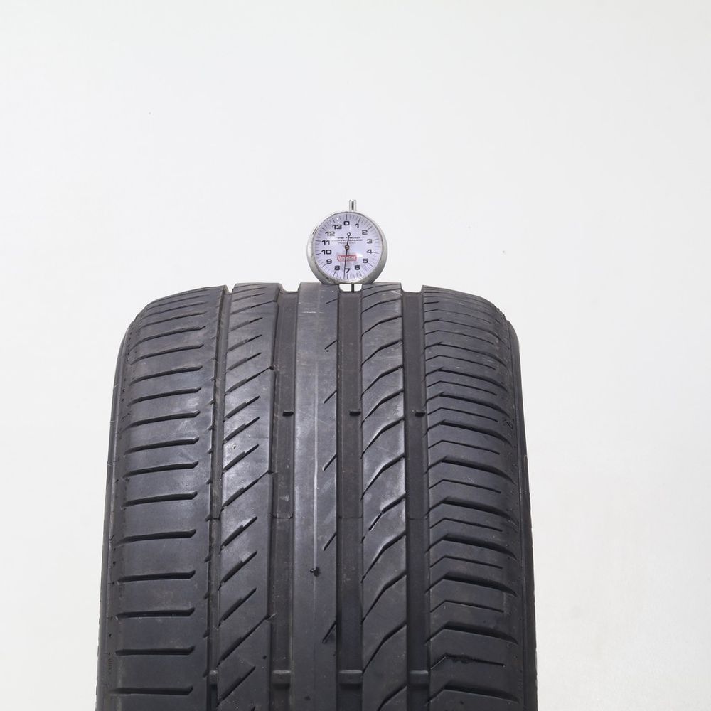 Set of (4) Used 255/40R21 Continental ContiSportContact 5 ContiSeal 102Y - 6.5-7/32 - Image 5