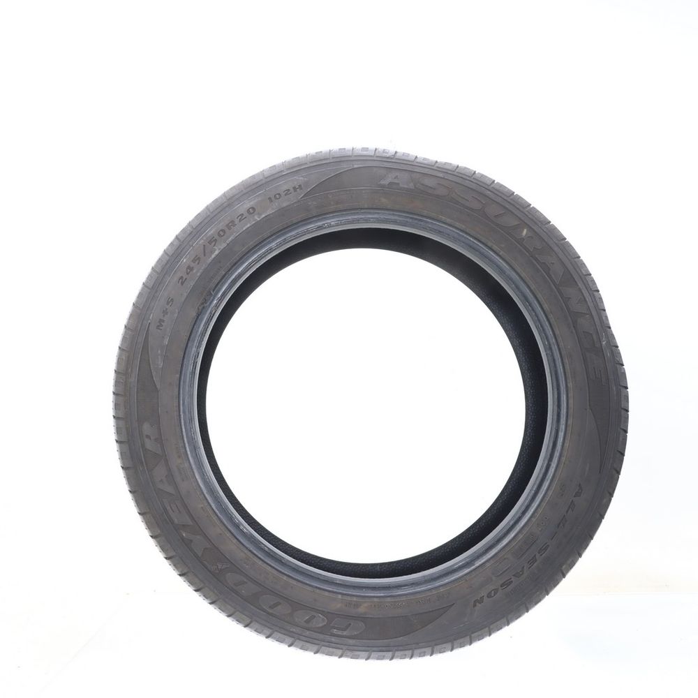Set of (4) Used 245/50R20 Goodyear Assurance All-Season 102H - 6/32 - Image 3