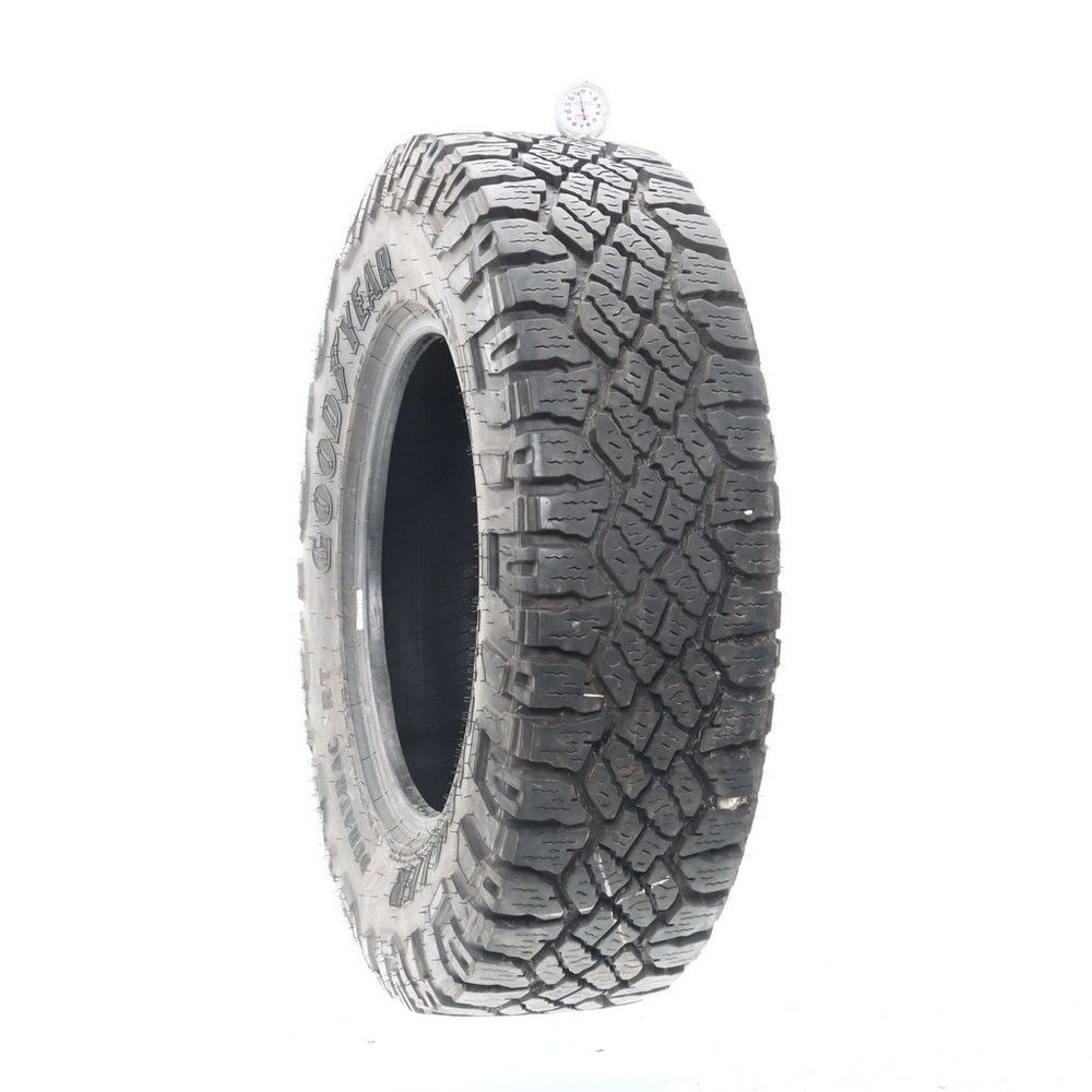 Set of (2) Used LT 245/75R17 Goodyear Wrangler Duratrac RT Kevlar 121/118S E - 13/32 - Image 1