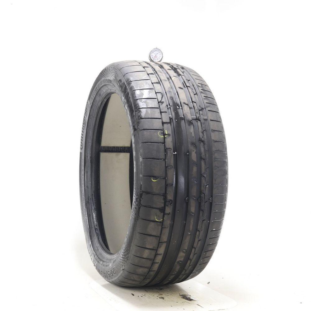 Used 285/40R22 Continental SportContact 6 AO ContiSilent 110Y - 8.5/32 - Image 1