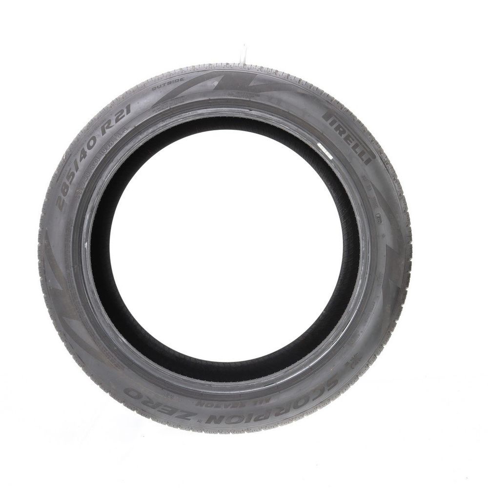 Set of (2) Used 285/40R21 Pirelli Scorpion Zero AO1 109H - 7.5/32 - Image 3