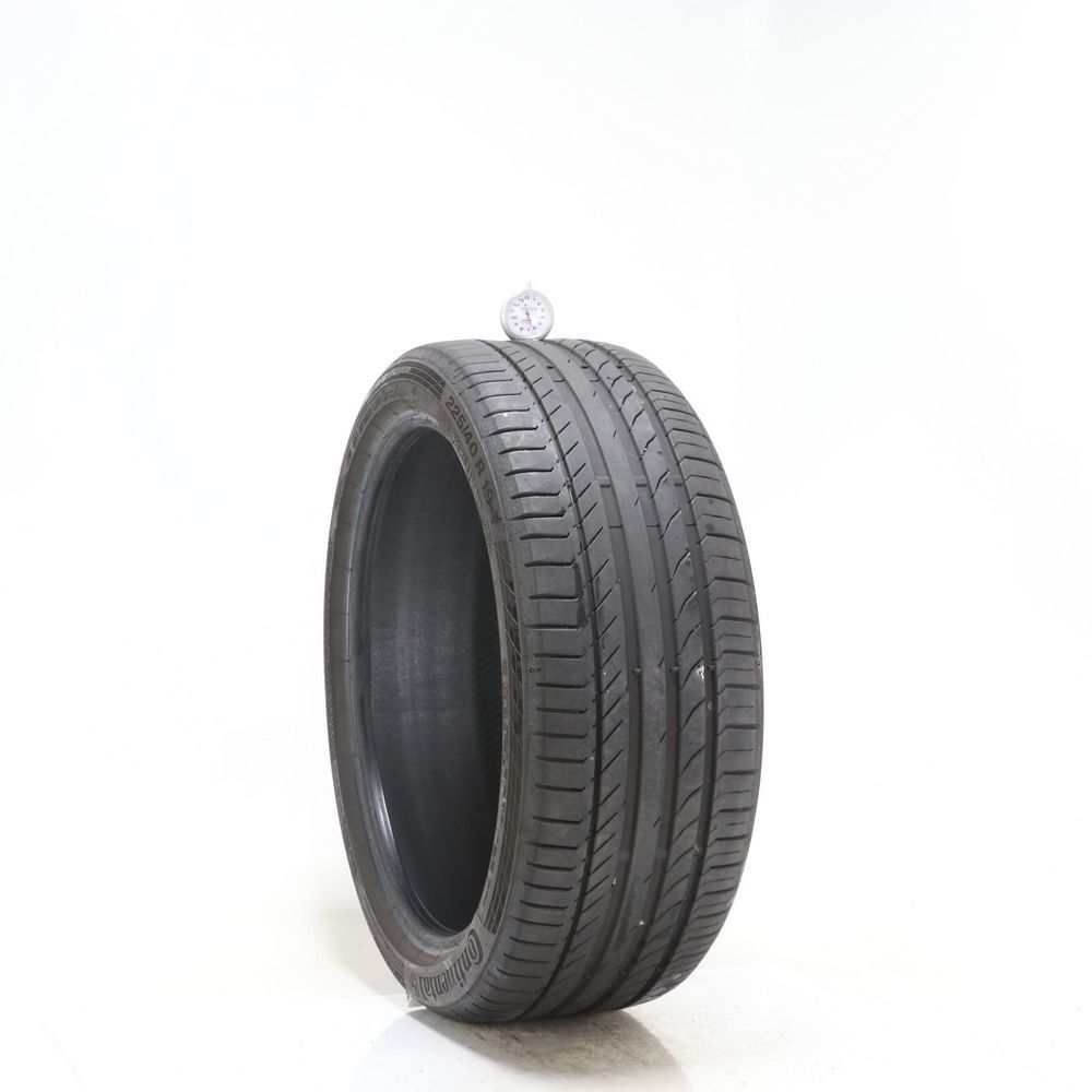 Set of (2) Used 225/40R19 Continental ContiSportContact 5 SSR 89Y - 5.5-6.5/32 - Image 4