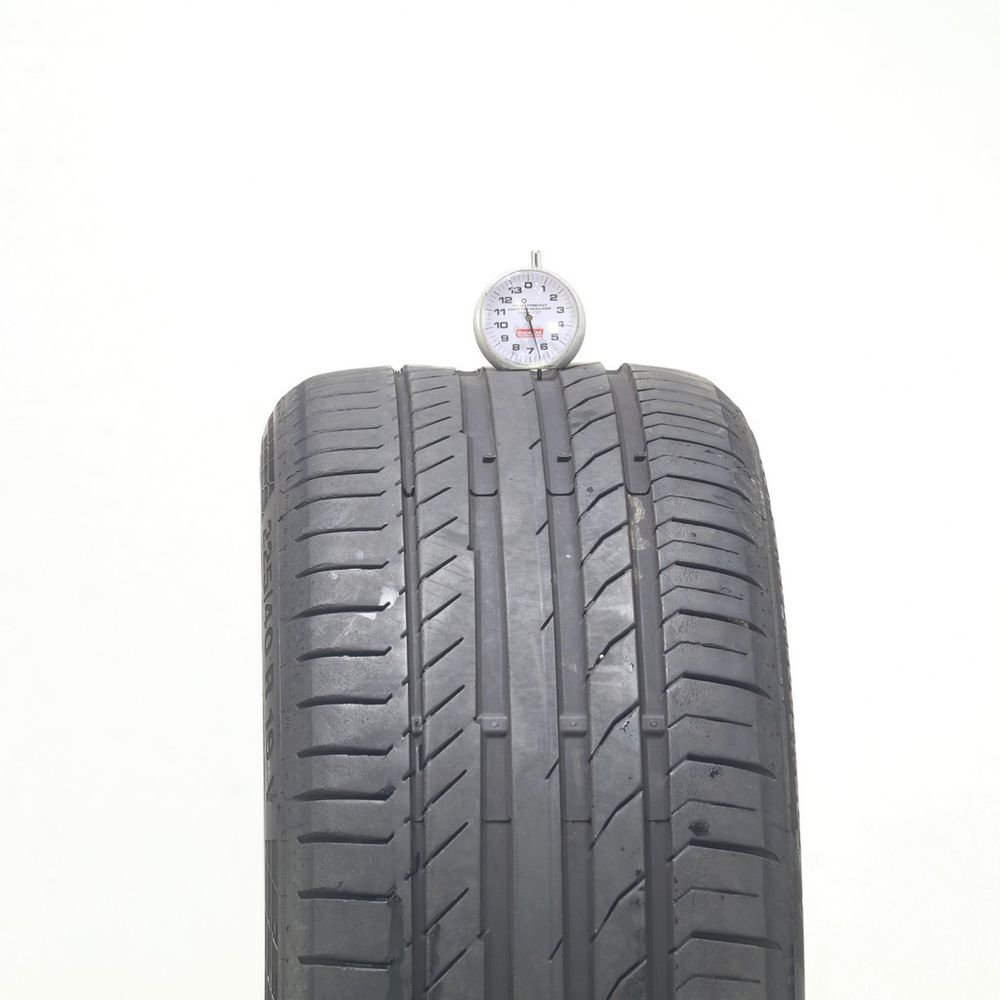Set of (2) Used 225/40R19 Continental ContiSportContact 5 SSR 89Y - 5.5-6.5/32 - Image 5