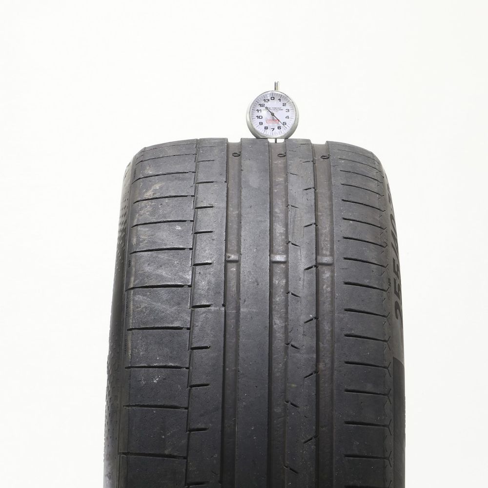 Set of (2) Used 255/40ZR21 Continental SportContact 6 102Y - 5-6/32 - Image 2