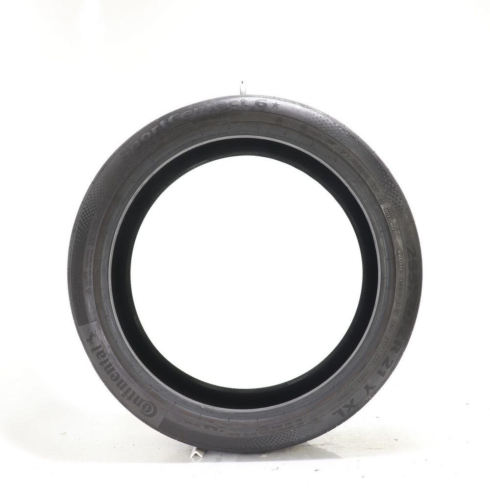 Set of (2) Used 255/40ZR21 Continental SportContact 6 102Y - 5-6/32 - Image 3