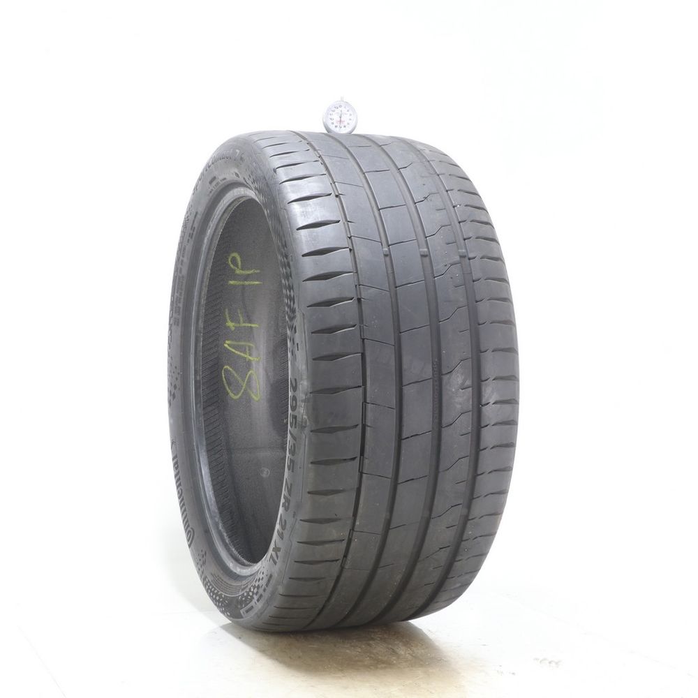 Used 295/35ZR21 Continental SportContact 7 MO1 107Y - 7/32 - Image 1