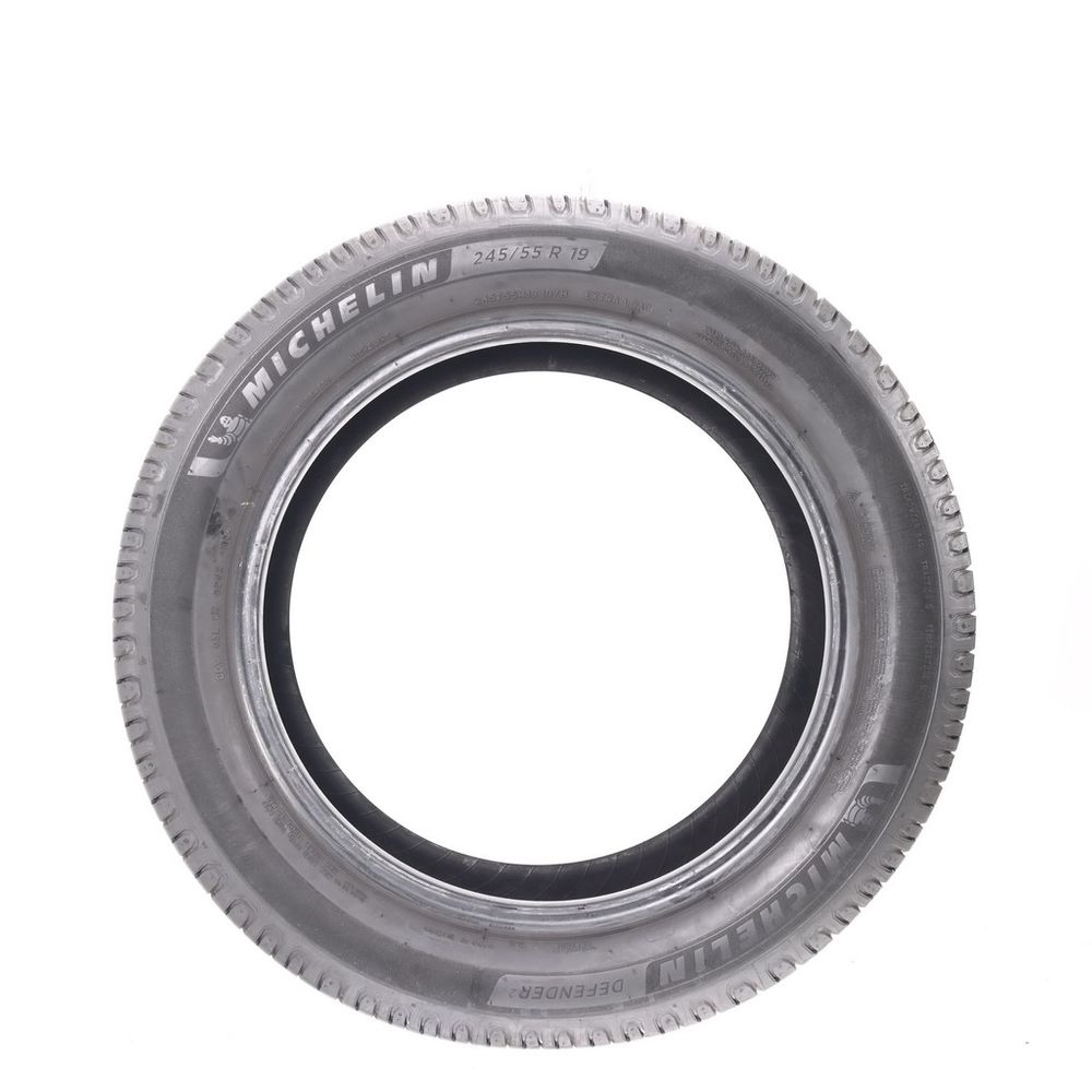 Set of (4) Used 245/55R19 Michelin Defender 2 107H - 9-9.5/32 - Image 3