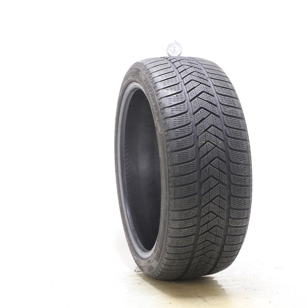 Set of (4) Used 255/40R21 Pirelli Scorpion Winter 102V - 6-7/32 - Image 4