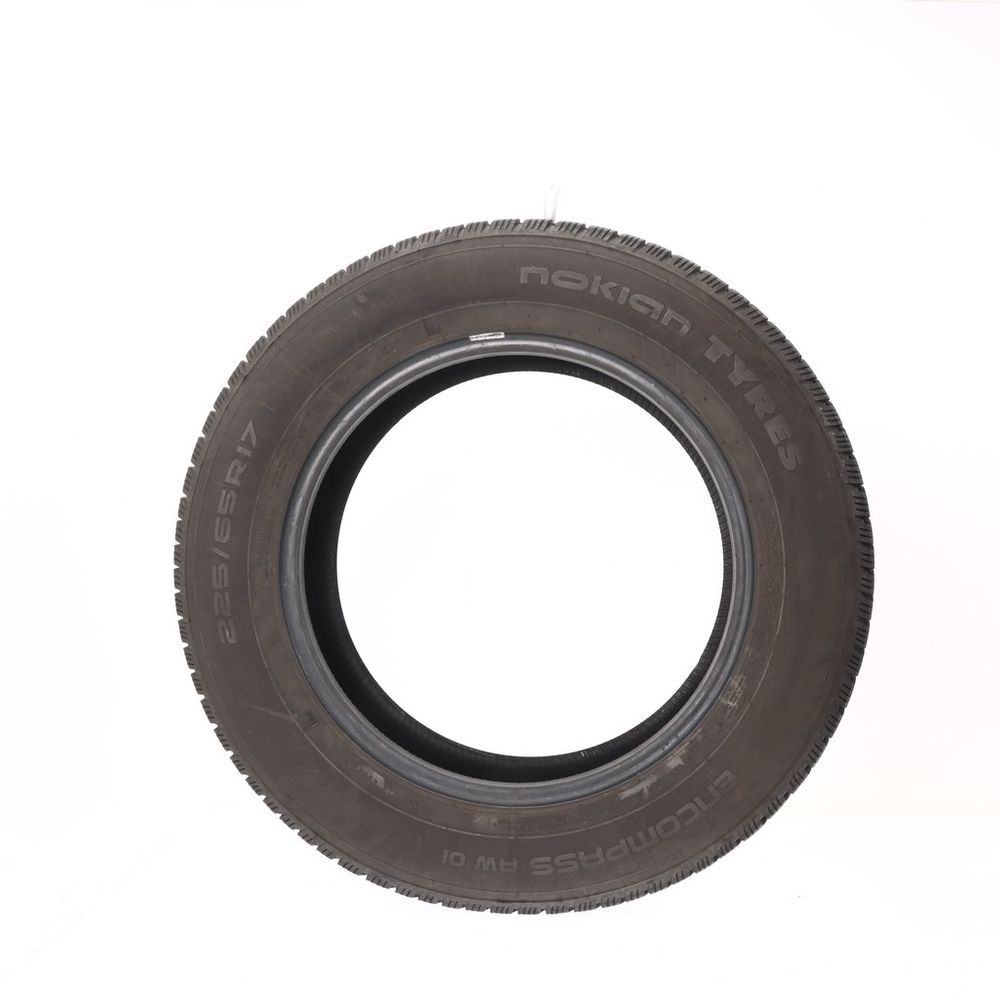 Set of (2) Used 225/65R17 Nokian Encompass AW01 106H - 9.5-10.5/32 - Image 3