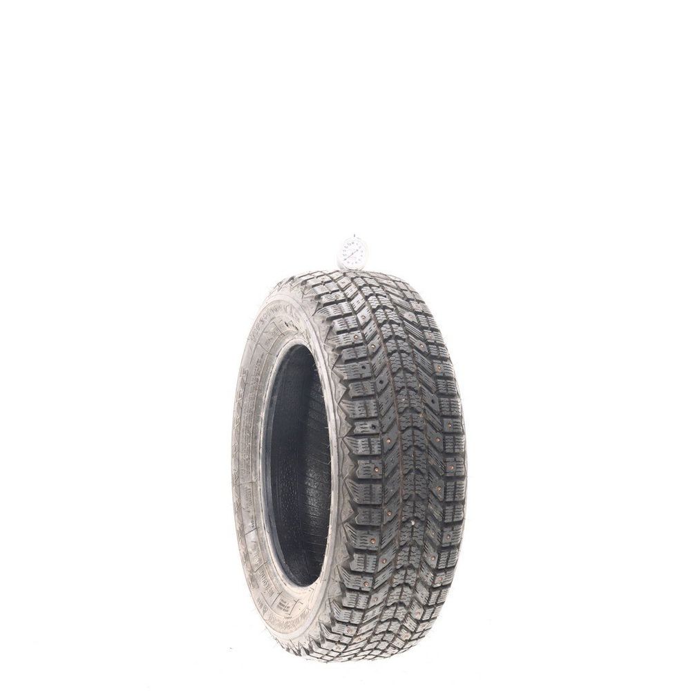 Set of (2) Used 185/60R14 Firestone Winterforce Studded 82S - 9-9.5/32 - Image 1
