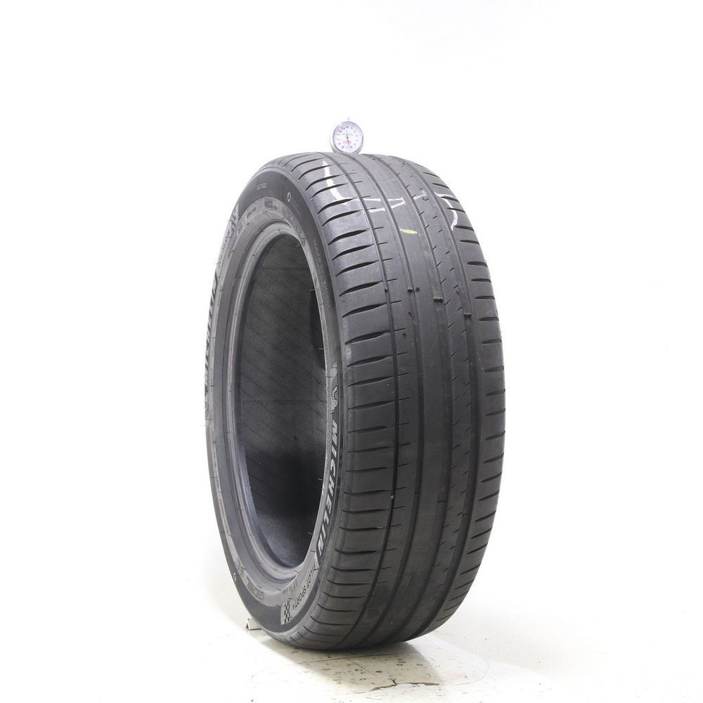 Set of (2) Used 225/55R19 Michelin Pilot Sport 4 NFO 103Y - 6.5-7.5/32 - Image 1