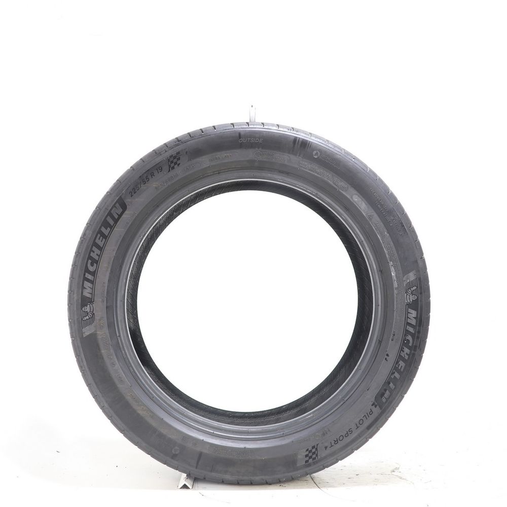 Set of (2) Used 225/55R19 Michelin Pilot Sport 4 NFO 103Y - 6.5-7.5/32 - Image 3