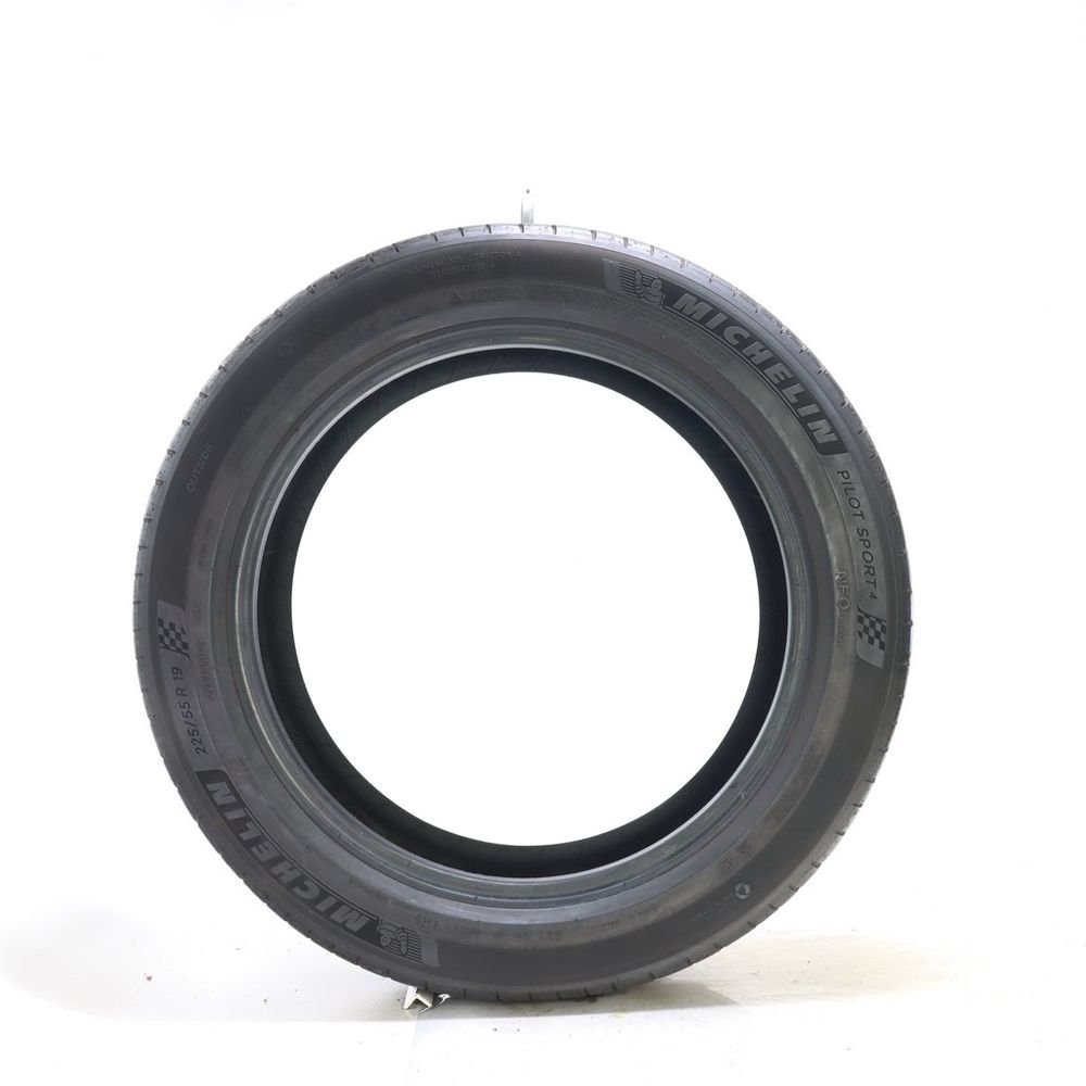 Set of (2) Used 225/55R19 Michelin Pilot Sport 4 NFO 103Y - 6.5-7.5/32 - Image 6