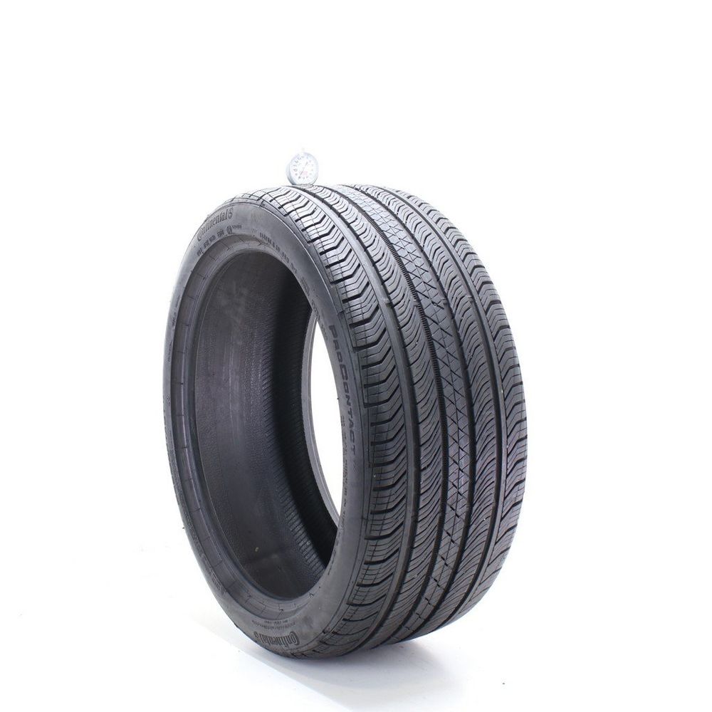 Set of (2) Used 265/35R20 Continental ProContact TX AO 99H - 8-8.5/32 - Image 1